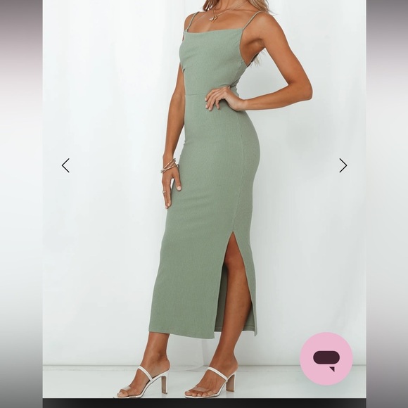 Hello Polly Ribbed Midi Dress - Picture 6 of 9